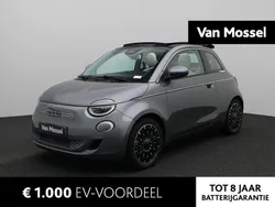 Grijs Gebruikt 2023 Fiat 500e La Prima Cabriolet | € 25.900 (Eerlijke prijs)