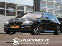 Zwart Gebruikt 2018 BMW 740L Executive Sedan | € 48.449
