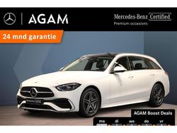 Wit Gebruikt 2024 Mercedes C300 AMG line Stationwagen | € 44.950 (Super prijs)