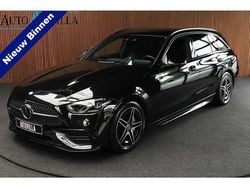 Zwart (metallic) Gebruikt 2023 Mercedes C180 AMG line Stationwagen | € 41.750 (Eerlijke prijs)