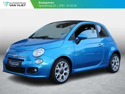 Blauw Gebruikt 2014 Fiat 500C Cabriolet | € 7.799 (Eerlijke prijs)