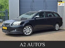 Zwart Gebruikt 2009 Toyota Avensis Luna Stationwagen | € 4.750 (Super prijs)