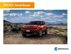 Rood Nieuw 2025 Jeep Avenger Longitude SUV | € 31.100 (Goede deal)