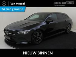 Zwart Gebruikt 2023 Mercedes CLA200 Shooting Brake AMG line Stationwagen | € 32.945
