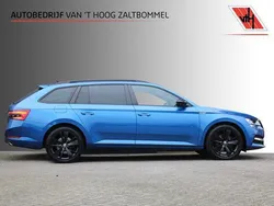 Blauw, metallic lak Gebruikt 2020 Skoda Superb Business Line Stationwagen | € 25.900 (Eerlijke prijs)