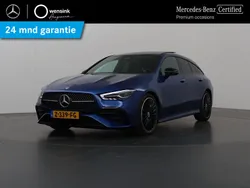 Blauw Gebruikt 2024 Mercedes CLA180 Shooting Brake AMG line Stationwagen | € 39.850 (Duur)