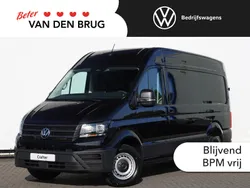 Zwart Nieuw 2024 VW Crafter Trendline Van | € 35.995 (Super prijs)