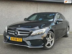 Zwart Gebruikt 2016 Mercedes C180 AMG line Sedan | € 23.990 (Eerlijke prijs)