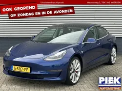 Blauw Gebruikt 2019 Tesla Model 3 Performance Sedan | € 24.999 (Eerlijke prijs)
