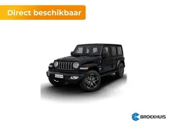 Zwart Nieuw 2025 Jeep Wrangler Sahara SUV | € 89.800 (Eerlijke prijs)