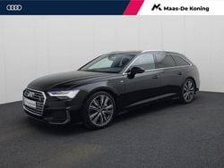 Zwart Gebruikt 2022 Audi A6 Design Stationwagen | € 37.880 (Super prijs)