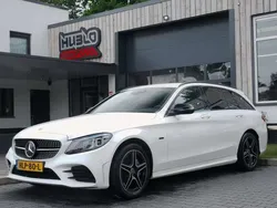 Wit Gebruikt 2021 Mercedes C300e AMG line Stationwagen | € 27.750 (Super prijs)