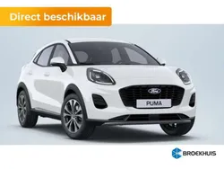 Wit Nieuw 2025 Ford Puma Titanium SUV | € 32.985 (Goede deal)