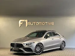 Grijs, metallic lak Gebruikt 2021 Mercedes CLA180 AMG Sedan | € 36.490 (Duur)