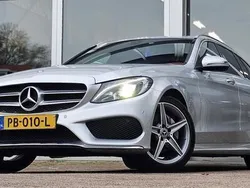 Grijs, metallic lak Gebruikt 2017 Mercedes C180 Sport Edition Stationwagen | € 17.994 (Goede deal)