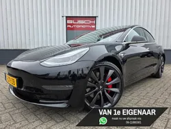 Zwart, metallic lak Gebruikt 2020 Tesla Model 3 Performance Sedan | € 24.995 (Eerlijke prijs)