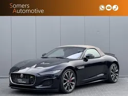 Blauw, metallic lak Gebruikt 2021 Jaguar F-Type Supercharged Cabriolet | € 117.950