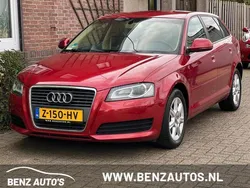 Rood Gebruikt 2009 Audi A3 Sportback Attraction Hatchback | € 9.999 (Iets duurder)