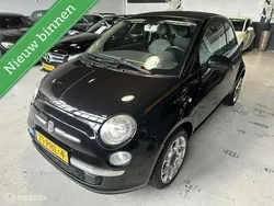 Zwart Gebruikt 2011 Fiat 500 Lounge Cabriolet | € 5.450 (Eerlijke prijs)
