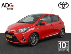 Rood Gebruikt 2018 Toyota Yaris Hybrid Premium Hatchback | € 15.950 (Eerlijke prijs)
