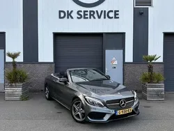 Grijs, andere lak Gebruikt 2017 Mercedes C180 AMG line Cabriolet | € 27.500 (Eerlijke prijs)