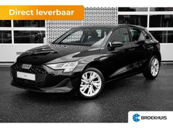 Zwart Nieuw 2025 Audi A3 Sportback Proline Hatchback | € 34.900 (Super prijs)