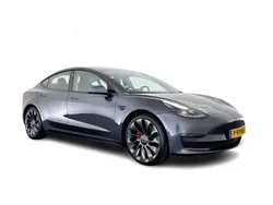 Midnight silver (grijs metallic) Gebruikt 2021 Tesla Model 3 Performance Sedan | € 24.645 (Eerlijke prijs)