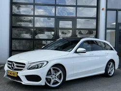 Wit Gebruikt 2017 Mercedes C180 AMG Stationwagen | € 16.995 (Goede deal)