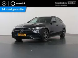 Zwart Gebruikt 2022 Mercedes C300e AMG line Stationwagen | € 39.850 (Eerlijke prijs)