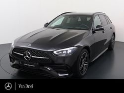 Zwart Gebruikt 2024 Mercedes C300e AMG line Stationwagen | € 49.500 (Duur)