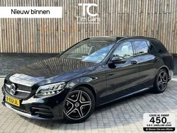 Zwart Gebruikt 2021 Mercedes C180 AMG Stationwagen | € 33.950 (Eerlijke prijs)