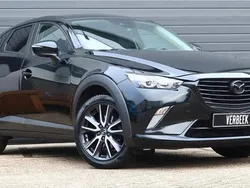 Zwart Gebruikt 2018 Mazda CX-3 SUV | € 16.950 (Eerlijke prijs)