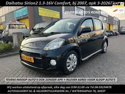Zwart Gebruikt 2007 Daihatsu Sirion Hatchback | € 1.499 (Goede deal)
