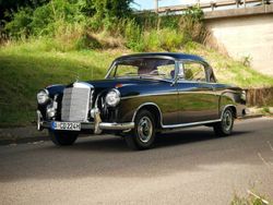 Zwart Gebruikt 1957 Mercedes 220 Coupé | € 125.000