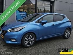 Blauw, metallic lak Gebruikt 2018 Nissan Micra N-Connecta Hatchback | € 8.995 (Goede deal)