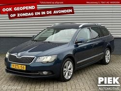 Blauw, metallic lak Gebruikt 2015 Skoda Superb Business Line Stationwagen | € 7.999 (Eerlijke prijs)