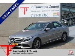 Grijs, metallic lak Gebruikt 2015 Mercedes C180 Prestige Sedan | € 19.450 (Eerlijke prijs)