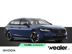 Blauw Nieuw 2025 Skoda Superb Business Line Stationwagen | € 54.990 (Eerlijke prijs)