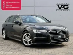 Zwart Gebruikt 2017 Audi A6 S-Line Stationwagen | € 16.899 (Super prijs)