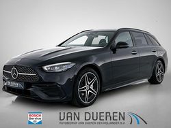 Zwart Gebruikt 2023 Mercedes C300 AMG line Stationwagen | € 45.950 (Super prijs)