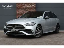 Zilver Gebruikt 2023 Mercedes C300e AMG line Stationwagen | € 49.500 (Eerlijke prijs)