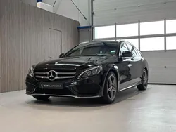 Zwart, metallic lak Gebruikt 2016 Mercedes C180 AMG Stationwagen | € 23.990 (Iets duurder)
