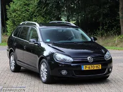 Zwart Gebruikt 2010 VW Golf VI Highline Stationwagen | € 3.899 (Super prijs)