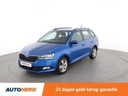 Blauw (metallic) Gebruikt 2018 Skoda Fabia Clever Stationwagen | € 10.049 (Super prijs)