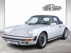 Zilver Gebruikt 1987 Porsche 911 Carrera Cabriolet Cabriolet | € 73.900