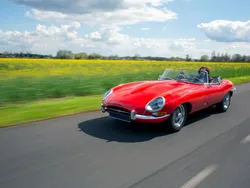 Rood Gebruikt 1962 Jaguar E-Type Cabriolet | € 175.000
