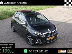 Zwart Gebruikt 2015 Peugeot 108 Roland Garros Hatchback | € 6.450 (Eerlijke prijs)