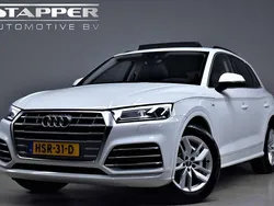 Wit, metallic lak Gebruikt 2020 Audi Q5 S-Line SUV | € 32.995 (Super prijs)