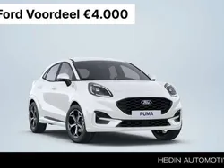 Wit Nieuw 2025 Ford Puma ST-Line SUV | € 35.736 (Eerlijke prijs)