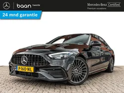 Zwart Gebruikt 2022 Mercedes C180 AMG line Sedan | € 39.900 (Goede deal)